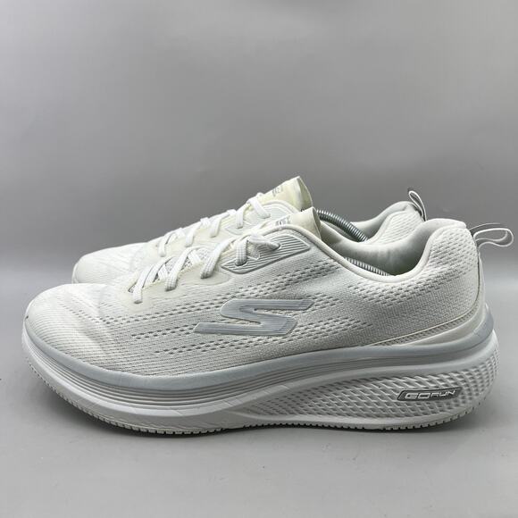 Skechers Go Run Elevate 2.0 Sneakers Men Size 13 White Comfort Cushion Low Shoes - Picture 3 of 8